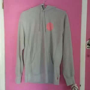 Supreme gray pull over hoodie